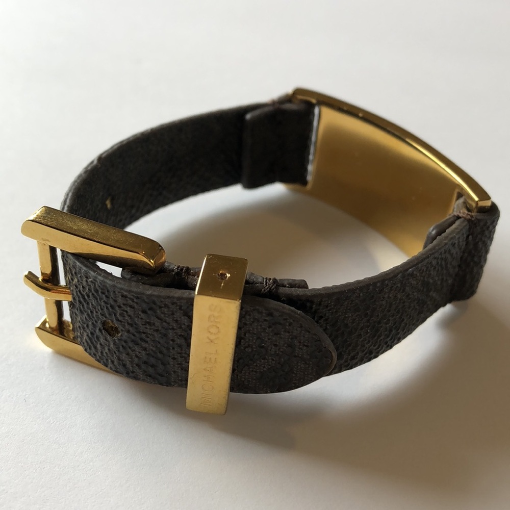Michael Kors Brown Leather Bracelet